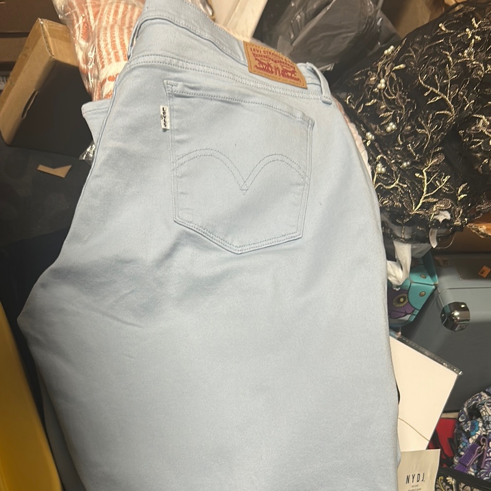 Levi's Women's Light Blue Straight Leg Jeans